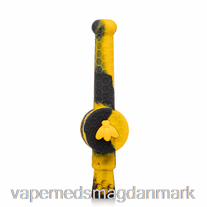 Vape Uden Nikotin Stratus Reclaimer Honning Dipper Silikone Duppe Halm Sol (sort / Gul)